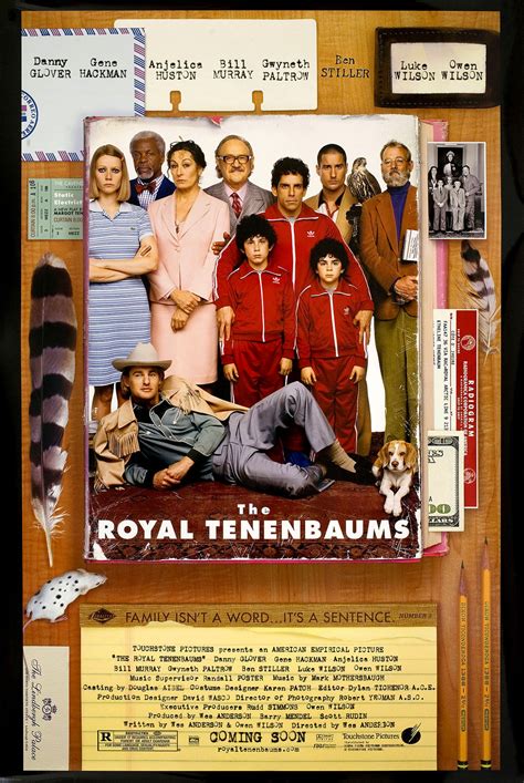 The Royal Tenenbaums Original 2001 U S One Sheet Movie Poster