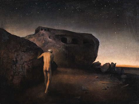 Man In Abandoned Landscape Odd Nerdrum Wikiart Org