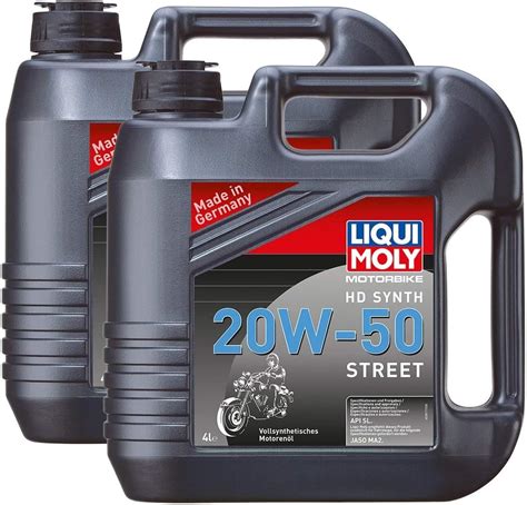 2x LIQUI MOLY 3817 Harley Davidson Motorbike HD Synth Street Motorenöl