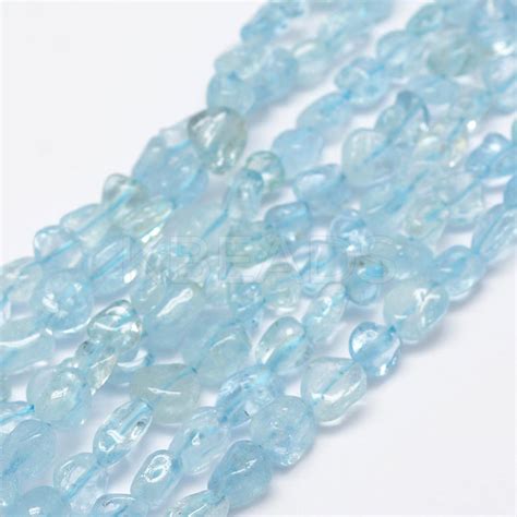 Wholesale Natural Aquamarine Beads Strands Kbeads