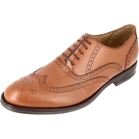 Belym Chaussure Homme De Bureau Richelieu En Cuir Cognac Camel