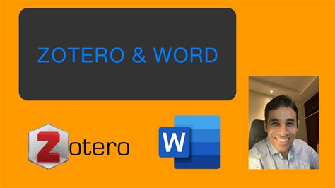 Comment Utiliser Zotero Partir De Word Youtube