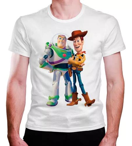 Camiseta Masculina Toy Story Xerife Woody Buzz Lightyea MercadoLivre