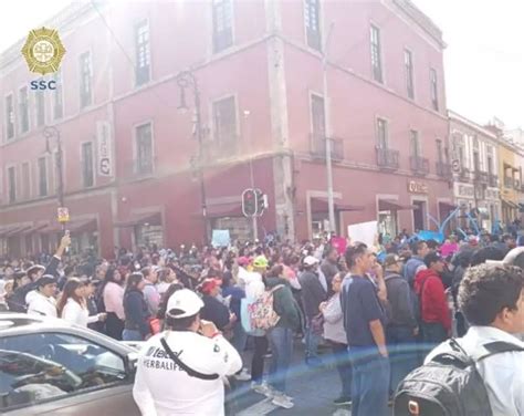 Cierres En El Centro Histórico Por Presencia De Manifestantes