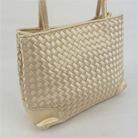 Bottega Veneta Satin Silk Evening Bag