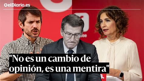 El Gobierno Reacciona Al Giro De Feij O Y La Amnist A No Es Un Cambio