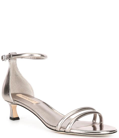 Antonio Melani X Elizabeth Damrich Mama Metallic Ankle Strap Kitten