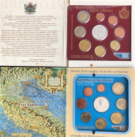 San Marino Year Set 2005 2006 BU 2 Sets Catawiki