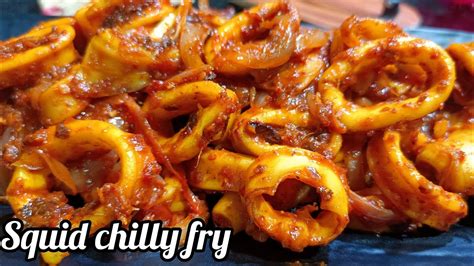 Goan Squids Chilly Fry Recipe Squid Chilly Fry With Rechado Masala Chef Pinto Youtube