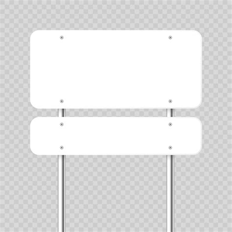 Premium Vector Road Traffic Sign Highway Signboard On A Chrome Metal