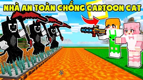 Mimi và Kamui Thử Thách 24h Xây Nhà Siêu An Toàn Chống Cartoon Cat