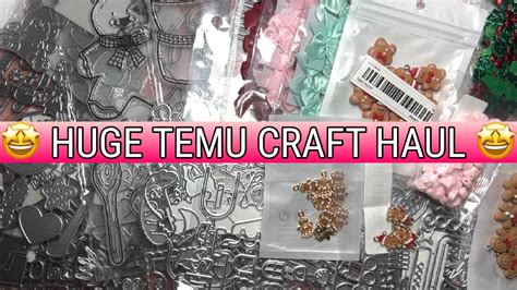 ⭐ Huge Temu Craft Haul With Links Gingerbread Fever And More Come