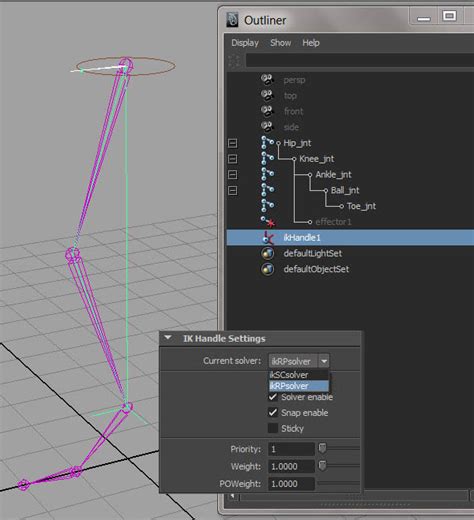 Reverse Foot Lock Ik Fk Switch In Maya Envato Tuts