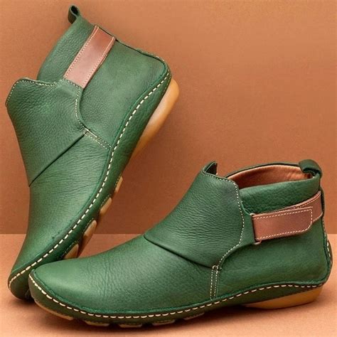 Comfy Daily Adjustable Soft Leather Booties Joopzy