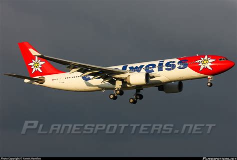 HB IQI Edelweiss Air Airbus A330 223 Photo By Yannic Hamilos ID