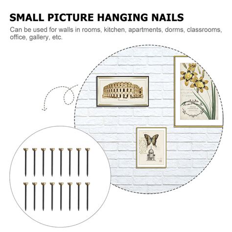 60 Pcs Picture Frame Hanging Hook Picture Solutions Photo Frame Hanger