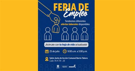 Trabajo En Bogot Asiste A La Feria De Empleo Jueves De Julio