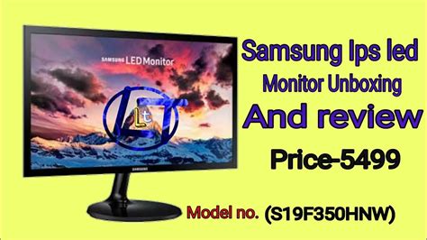 Samsung S19f350hnw185inch Ips Led Monitor Unboxing And Review Youtube