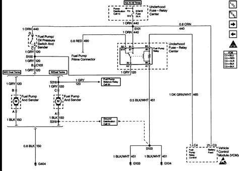 Chevy Truck Fuel Pump Relay Diagram