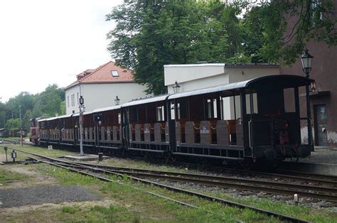 Stacja kolei wąskotorowej w Rudach Garnek pl