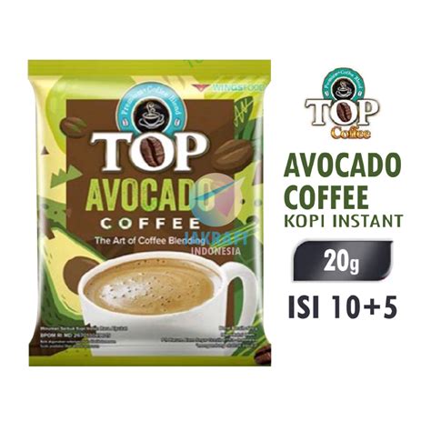 Jual Pcs Top Avocado Instant Coffee Renceng Isi Bonus Sachet