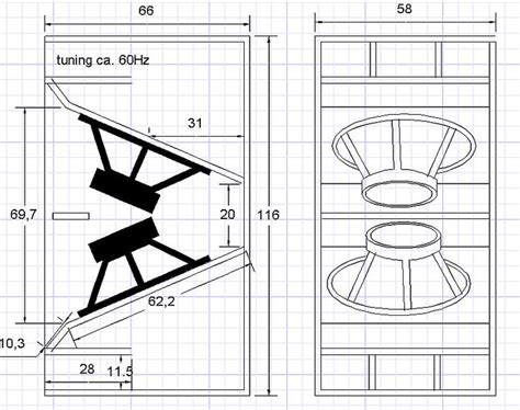 Bass Horn Plan S Cw Speaker Plans Subwoofer Box