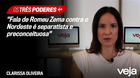 Clarissa Oliveira analisa comentário de governador de Minas Gerais