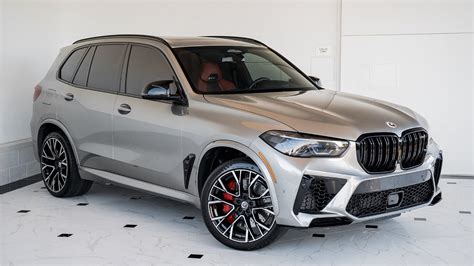 Donington Gray Metallic On Sakhir Orange Black 2022 BMW X5M YouTube