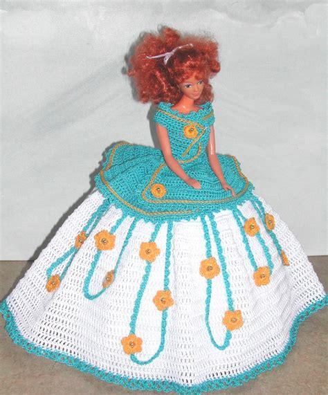 Crochet Fashion Doll Barbie Pattern 636 Cotillion Ball Gown Etsy