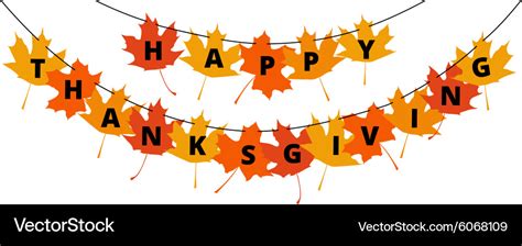 Thanksgiving banner Royalty Free Vector Image - VectorStock