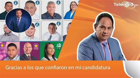 Gracias A Los Que Confiaron En Mi Candidatura Y Felicidades A Alex Diaz