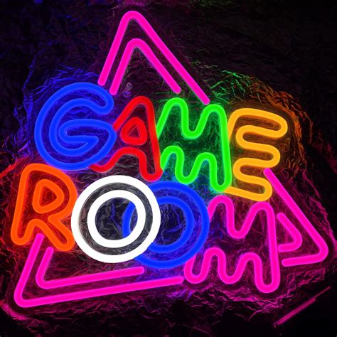 Amazon ATOLS Game Room Large Neon Sign Battery Or USB Powered