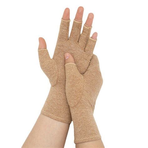 Anti Arthritis Compression Glove Fingerless Support Rheumatoid Hand