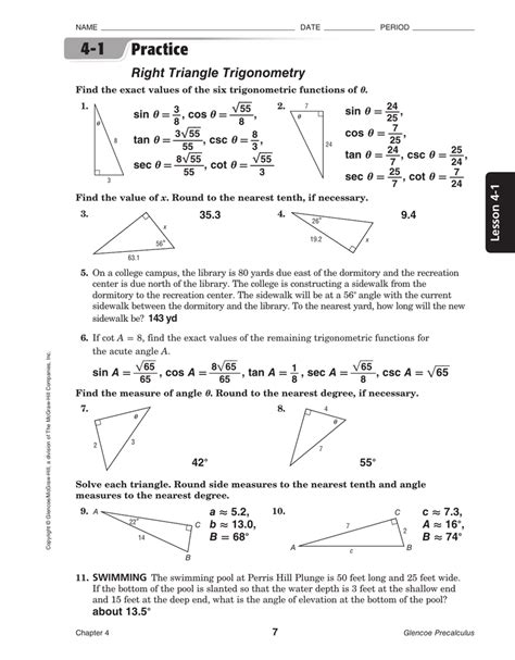 Right Triangle Word Problems Worksheet – Pro Worksheet