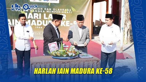 Harlah Ke Rektor Dr Saiful Hadi Berharap Proses Alih Status Iain