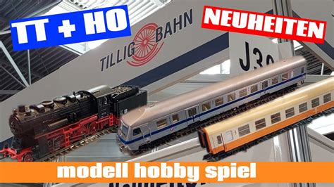 Tillig Bahn TT und HO Neuheiten peäsentiert auf der modell hobby