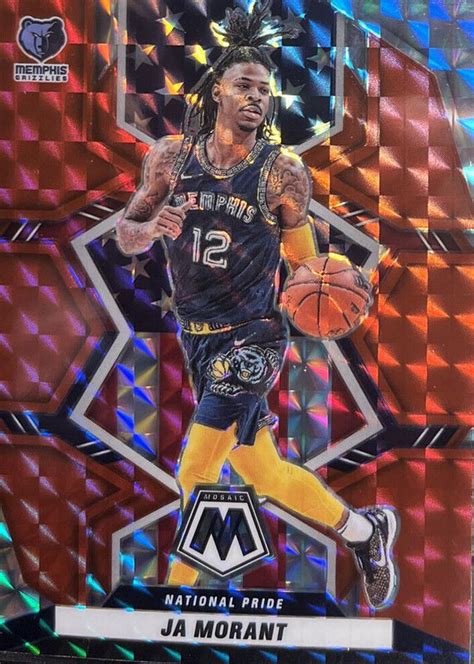 Ja Morant Mosaic National Pride Red Price Guide Sports