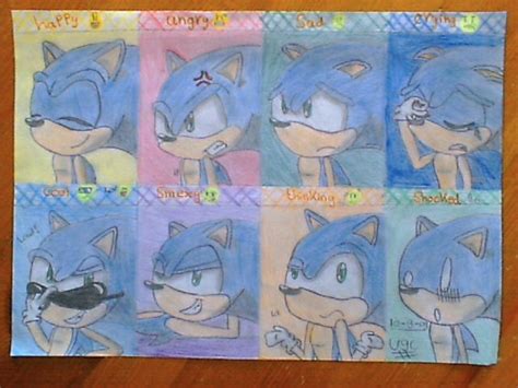 Sonics Emotions By Videogamescool On Deviantart