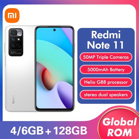 Global Rom Xiaomi Redmi Note 11 4g 50mp Triple Camera 6 5 90hz