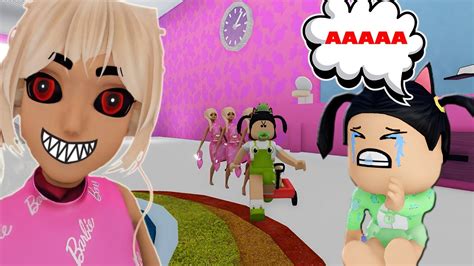 BEBÊ CONSEGUIU AJUDAR A BARBIE A ESCAPAR DA BARBIE DO MAL Roblox