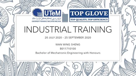 Industrial Training Internship At Top Glove Ipoh Plant Factory 5b