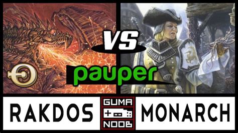 RAKDOS CONTROL Vs BOROS MONARCH Pauper YouTube