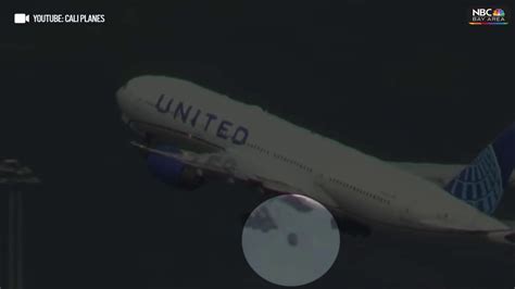 Watch Moment Tire Falls Off United Plane After Takeoff From Sfo Nbc