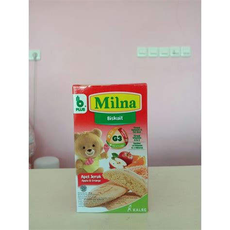 Jual MILNA BISKUIT APEL JERUK 65G Shopee Indonesia