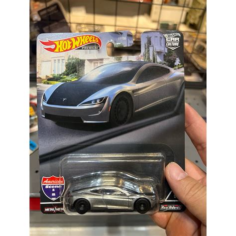 小賈車庫 1 64 HOT WHEELS 風火輪 TESLA ROADSTER 蝦皮購物
