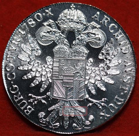 Uncirculated Austria Thaler Maria Theresa Silver Restrike