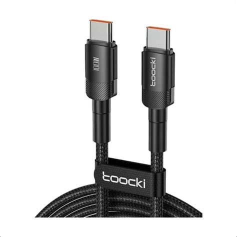 Cable Toocki Pd 100w Carga Rapida Usb Tipo C 2 Metros Qc 3 0 Color