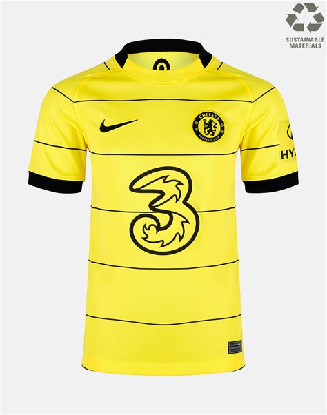 Nike Kids Chelsea 21/22 Away Jersey - Yellow | Life Style Sports UK