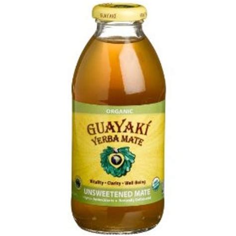 Guayaki Tea Iced Mate Unsweetened 16 Ounce Pack Of 12