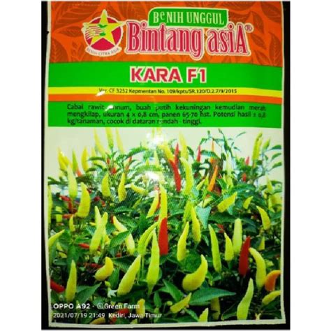 Jual Cabe Kara F Cabe Rawit Hibrida Original Pabrik Bintang Asia